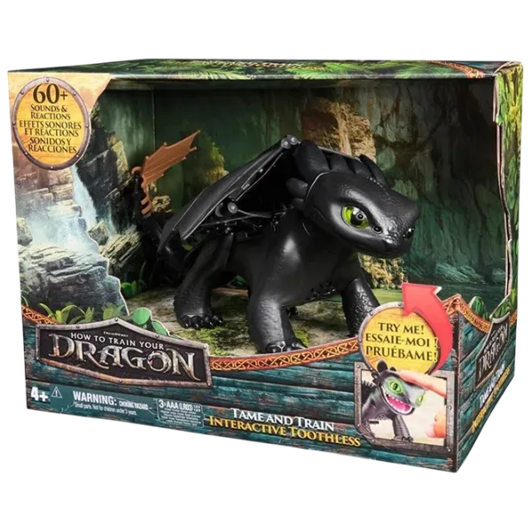 Интерактивная игрушка Spin Master How to Train Your Dragon Tame and Train 6072727 4+ / Разноцветный Черный photo 1