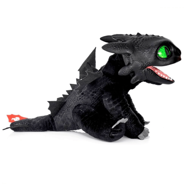 Jucărie interactivă Real FX How to Train Your Dragon Toothless Puppetronic HTTYD100101 6+ / Green Black photo 3