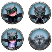 Интерактивная игрушка Real FX How to Train Your Dragon Toothless Puppetronic HTTYD100101 6+ / Зелёный Черный photo 4