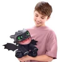 Интерактивная игрушка Real FX How to Train Your Dragon Toothless Puppetronic HTTYD100101 6+ / Зелёный Черный photo 6