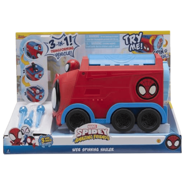 Машинка Hasbro Web Spinning Hauler SNF0081  / / Синий Красный photo 1