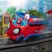 Mașină Hasbro Web Spinning Hauler SNF0081 / / Blue Red photo 6