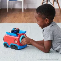 Mașină Hasbro Web Spinning Hauler SNF0081 / / Blue Red photo 7