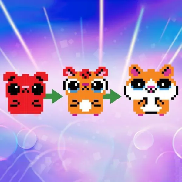 Интерактивная игрушка Spin Master Bitzee Hamster 6072283 5+ / Разноцветный Фиолетовый photo 4