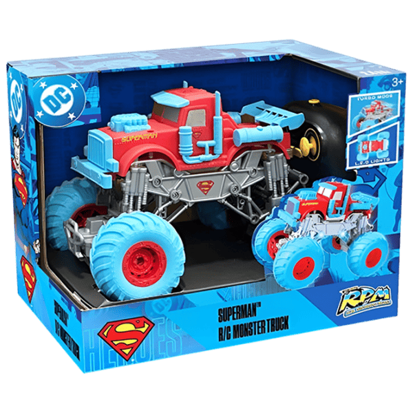 Машинка Spin Master Superman Monster Truck DC30117  / / Синий Красный photo 1