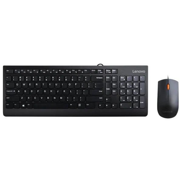 Клавиатура и Мышь Lenovo Essential  Проводная / Черный photo 1