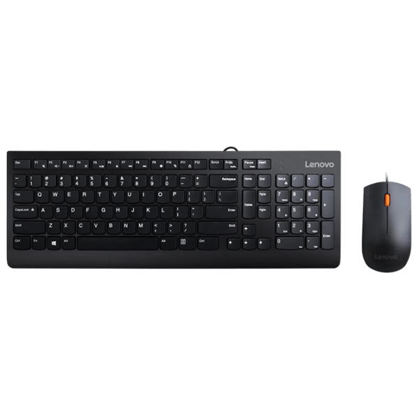 Клавиатура и Мышь Lenovo Essential  Проводная / Черный photo 1