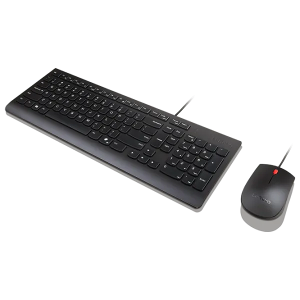 Клавиатура и Мышь Lenovo Essential  Проводная / Черный photo 2