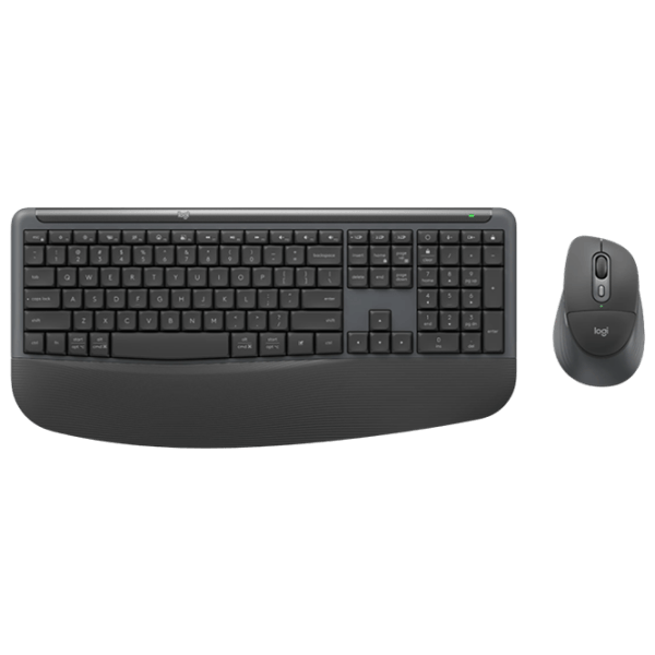 Tastatura & Mouse Logitech Signature Comfort Plus Combo Fără fir / Black photo 1