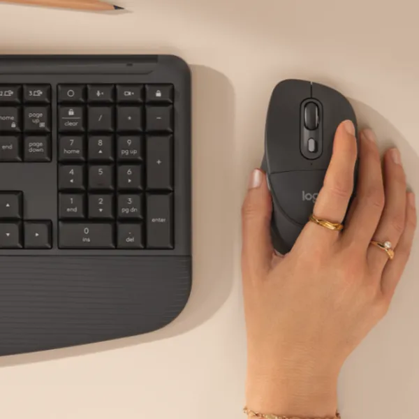 Tastatura & Mouse Logitech Signature Comfort Plus Combo Fără fir / Black photo 7