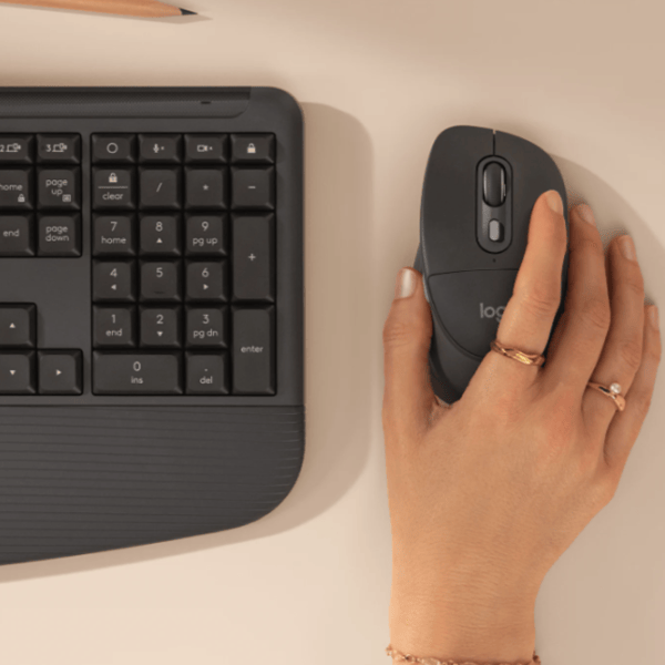 Tastatura & Mouse Logitech Signature Comfort Plus Combo Fără fir / Black photo 7