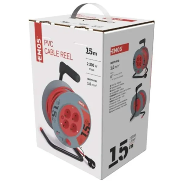Удлинитель на катушке EMOS P19515 15 м Серый photo 5