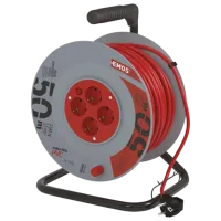 Удлинитель на катушке EMOS P09250 50 м Красный