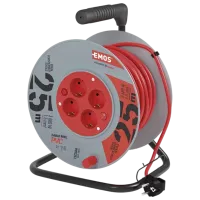 Удлинитель на катушке EMOS P09225 25 м Серый