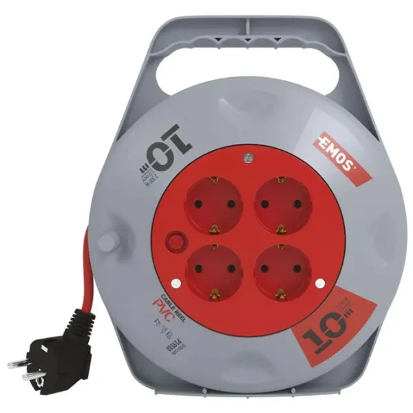 Удлинитель на катушке EMOS P19510 10 м Серый photo 2