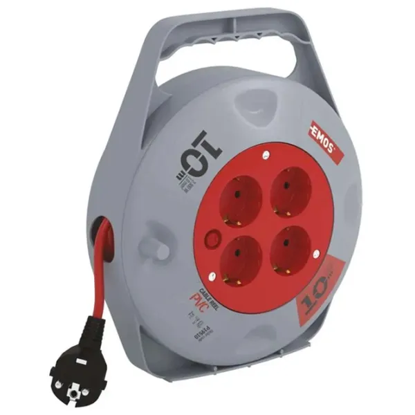 Удлинитель на катушке EMOS P19510 10 м Серый photo 3