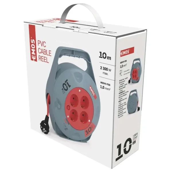 Удлинитель на катушке EMOS P19510 10 м Серый photo 5