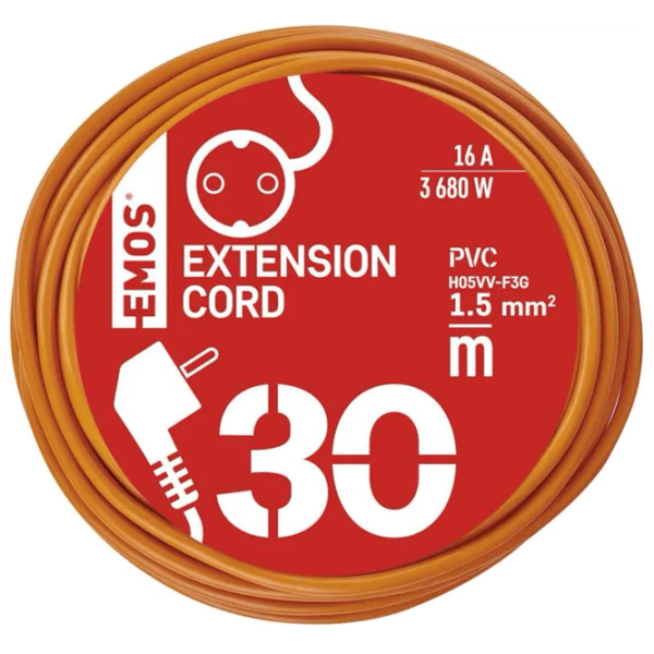 Удлинитель EMOS P01230R 30 м Оранжевый photo 3