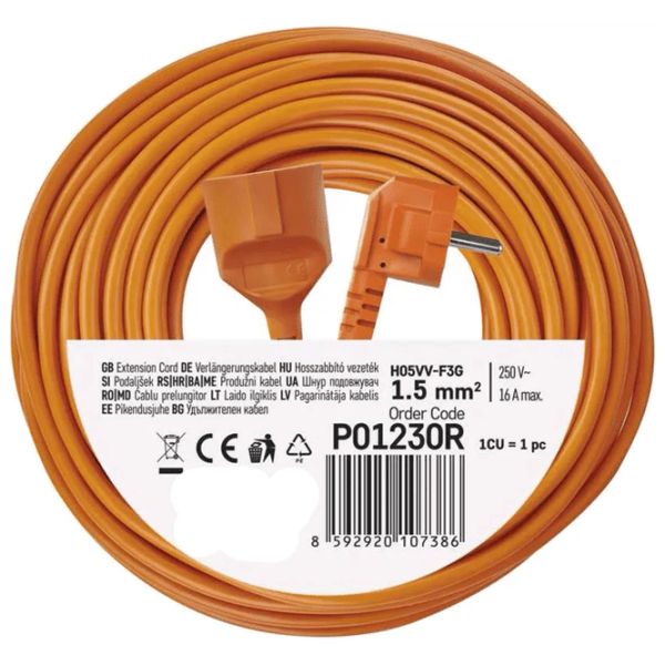 Удлинитель EMOS P01230R 30 м Оранжевый photo 4