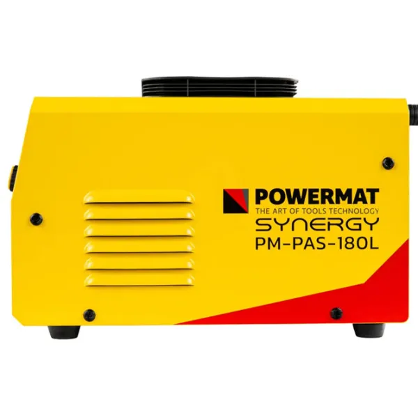 Сварочный аппарат Powermat PM-PAS-180L 220 В полуавтоматическая (MIG/MAG), ручная дуговая (MMA), аргонно-дуговая (TIG) / Желтый photo 2