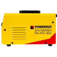Сварочный аппарат Powermat PM-PAS-180L 220 В полуавтоматическая (MIG/MAG), ручная дуговая (MMA), аргонно-дуговая (TIG) / Желтый photo 2