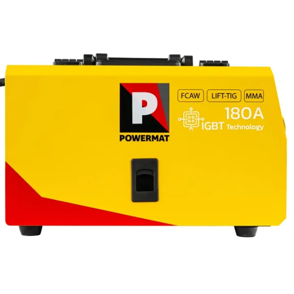 Сварочный аппарат Powermat PM-PAS-180L 220 В полуавтоматическая (MIG/MAG), ручная дуговая (MMA), аргонно-дуговая (TIG) / Желтый photo 4