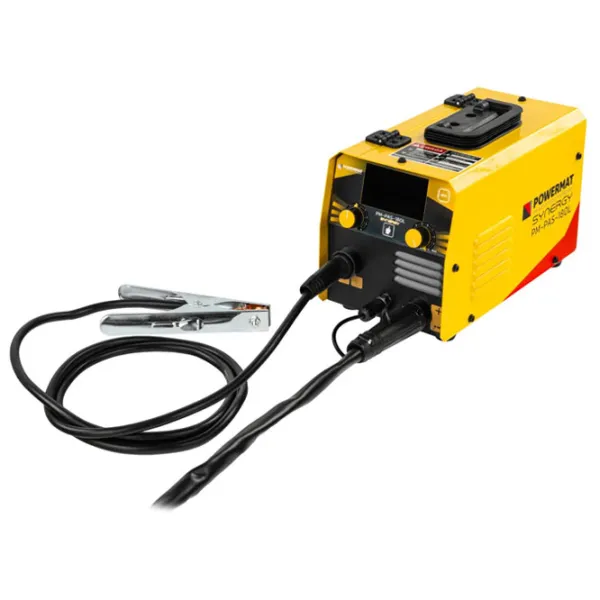 Сварочный аппарат Powermat PM-PAS-180L 220 В полуавтоматическая (MIG/MAG), ручная дуговая (MMA), аргонно-дуговая (TIG) / Желтый photo 6
