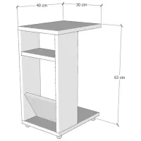Măsuță de cafea Trendy Filinta GTR000706 White photo 3