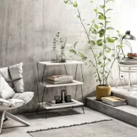 Masă consolă Trendy Lazandos White / Metal photo 2