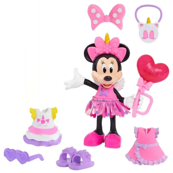Игровой набор IMC Toys Disney Minnie Fabulous Fashion Doll Unicorn 89942 3+ / Разноцветный Розовый photo 2