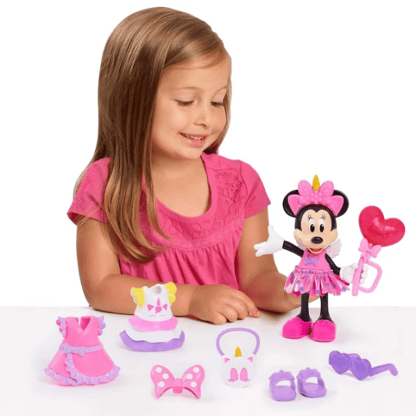 Игровой набор IMC Toys Disney Minnie Fabulous Fashion Doll Unicorn 89942 3+ / Разноцветный Розовый photo 4