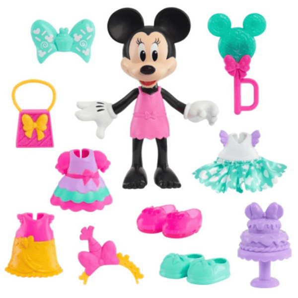 Set jucării IMC Toys Disney Minnie Mouse Fabulous Doll Sweet Party 89992 3+ / Multicolor Pink photo 2