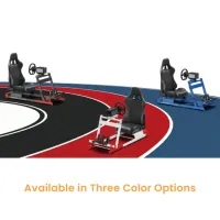 Scaun Gaming LUMI Racing Simulator Cockpit Red White photo 5