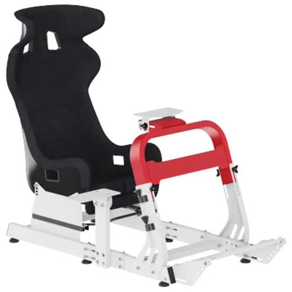 Игровое кресло LUMI Racing Simulator Cockpit Красный Белый photo 1
