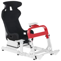 Игровое кресло LUMI Racing Simulator Cockpit Красный Белый
