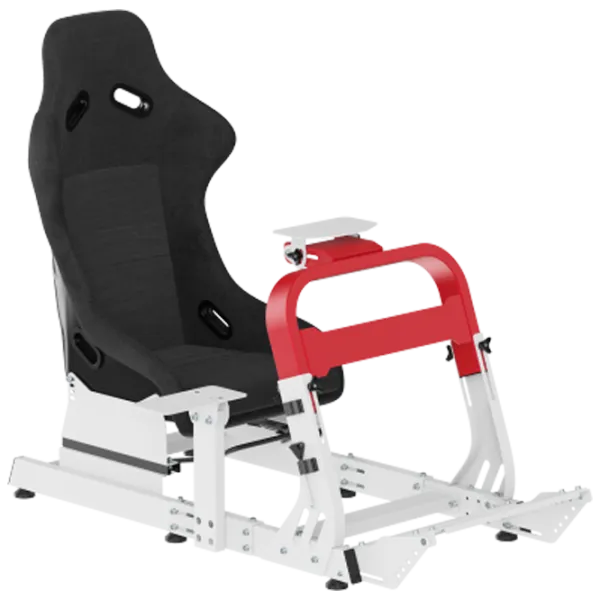 Игровое кресло LUMI Racing Simulator Cockpit Красный Белый photo 1