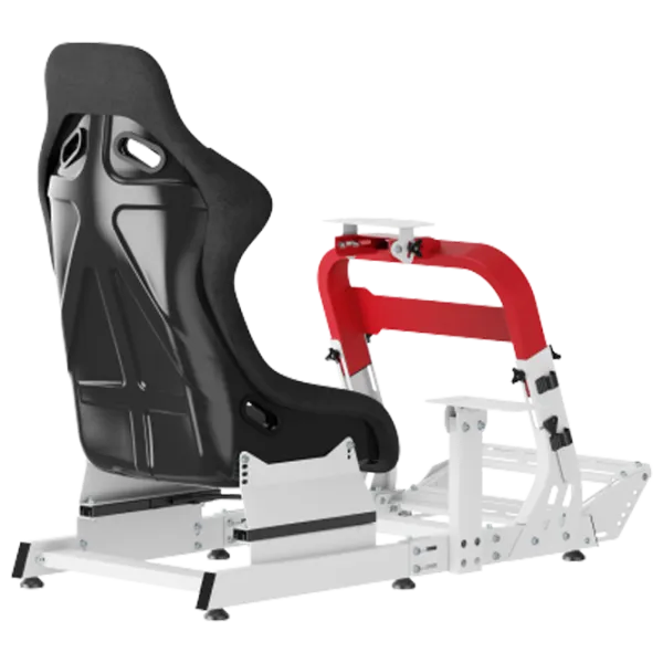 Игровое кресло LUMI Racing Simulator Cockpit Красный Белый photo 2