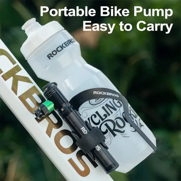 Pompă pentru biciclete Rockbros CO2 bicycle pump Black Gray photo 6