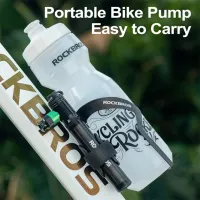 Pompă pentru biciclete Rockbros CO2 bicycle pump Black Gray photo 6