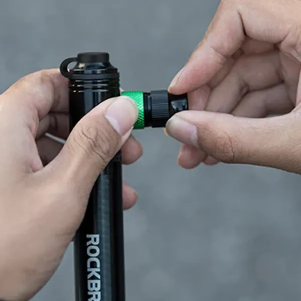 Pompă pentru biciclete Rockbros CO2 bicycle pump Black Gray photo 9