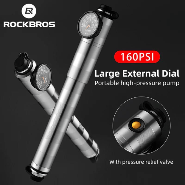 Apărători pentru bicicletă Rockbros HQ-67A-L03 Silver Black photo 2