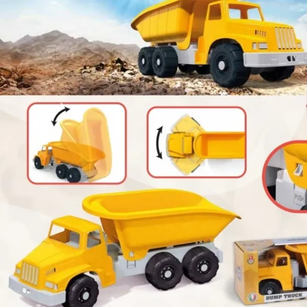 Грузовик Androni Giocattoni Dump Truck 6090-000G  / / Разноцветный Желтый photo 5