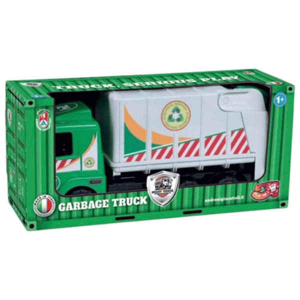 Грузовик Androni Giocattoni Garbage Truck 6081-00HT  / / Серый Зеленый photo 1