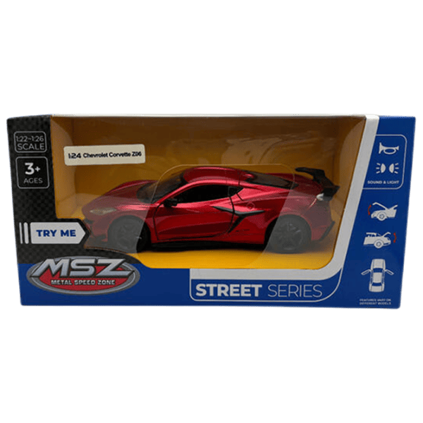 Mașină MSZ Chevrolet Corvette C8 Z06 2024 661289M  / / Black Bordo photo 1