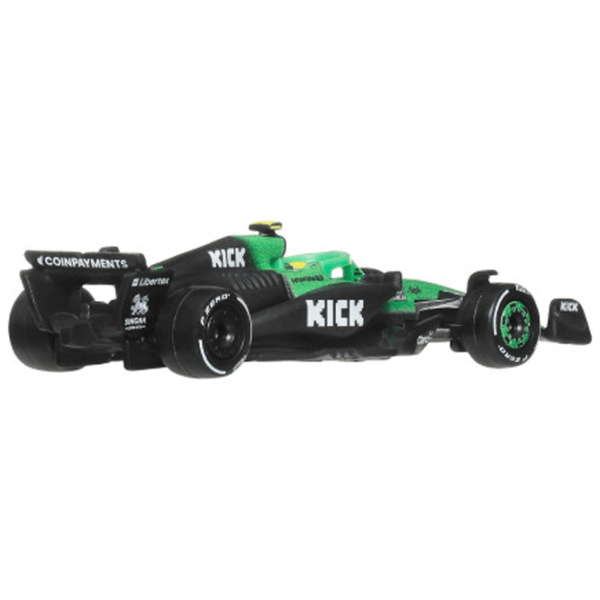 Машинка Mattel Premium Kick Sauber 2025 Formula 1® JKD89  / / Черный Зеленый photo 5