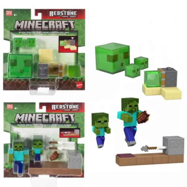 Set figurine Mattel Minecraft Zombie Arrow Trap 6+ / Multicolor photo 2