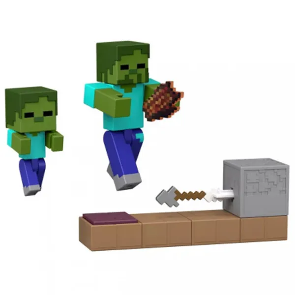 Set figurine Mattel Minecraft Zombie Arrow Trap 6+ / Multicolor photo 10