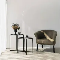 Set măsuțe de cafea Trendy S412F GTR000852 Black photo 3