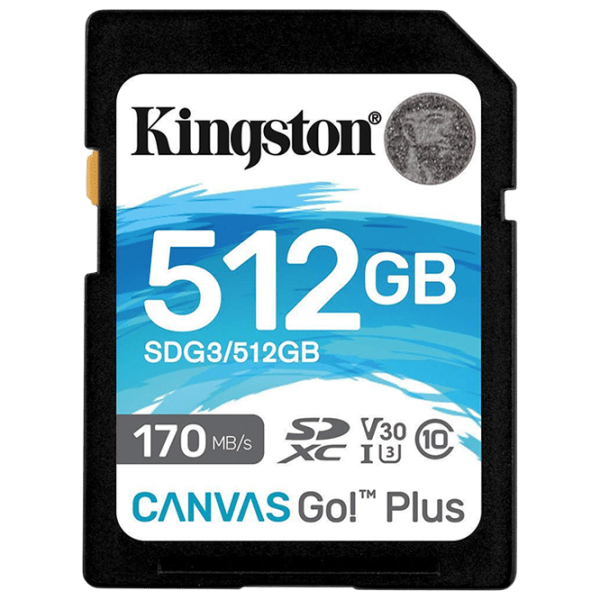 Card memorie Kingston Canvas Go! Plus 512 GB SD / UHS-I (U3) photo 1