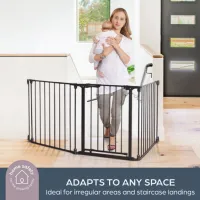 Barieră de protecție DreamBaby Discovery 3 Adapta Pentru uși photo 7
